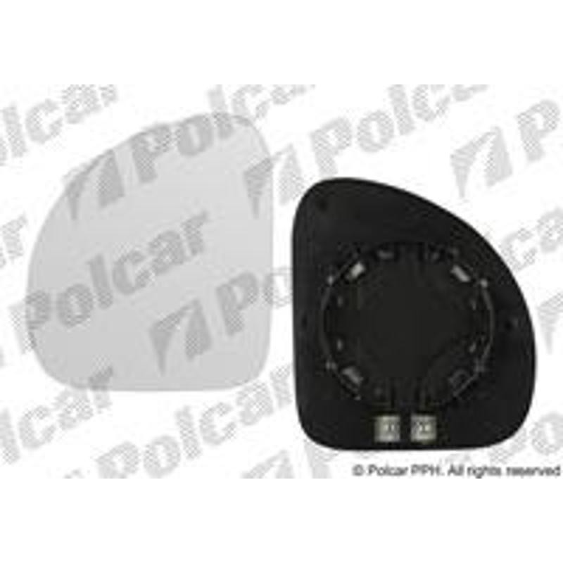 Sklo vonkajšieho zrkadla s držiakom - 3065556M - pravý