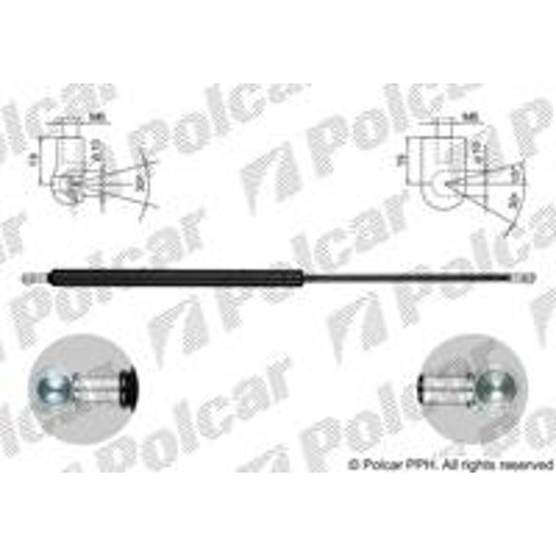 Plynová pružina - 3065ABD - zadok