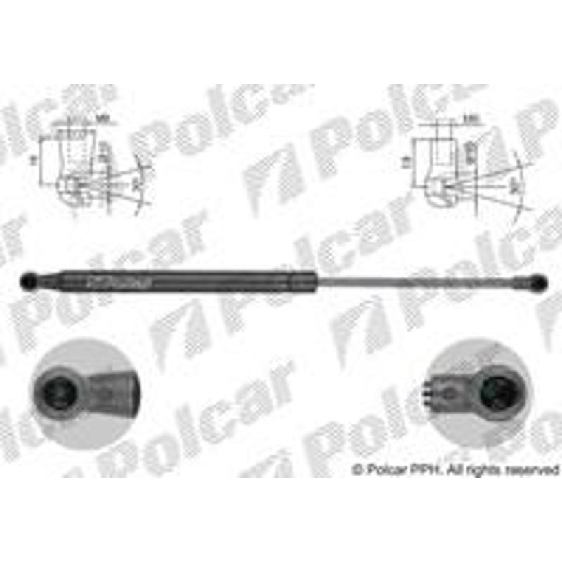 Plynová pružina - 30A1AB - zadok