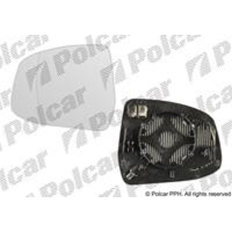 Sklo vonkajšieho zrkadla s držiakom - 3205552E - pravý