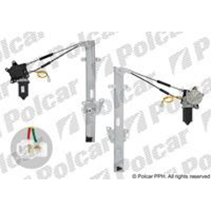 Ektrický mechanizmus okna dverí - 3207PSE2 - predok