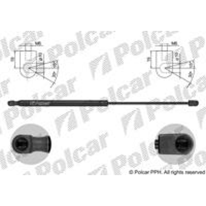 Plynová pružina - 3201AB8 - zadok