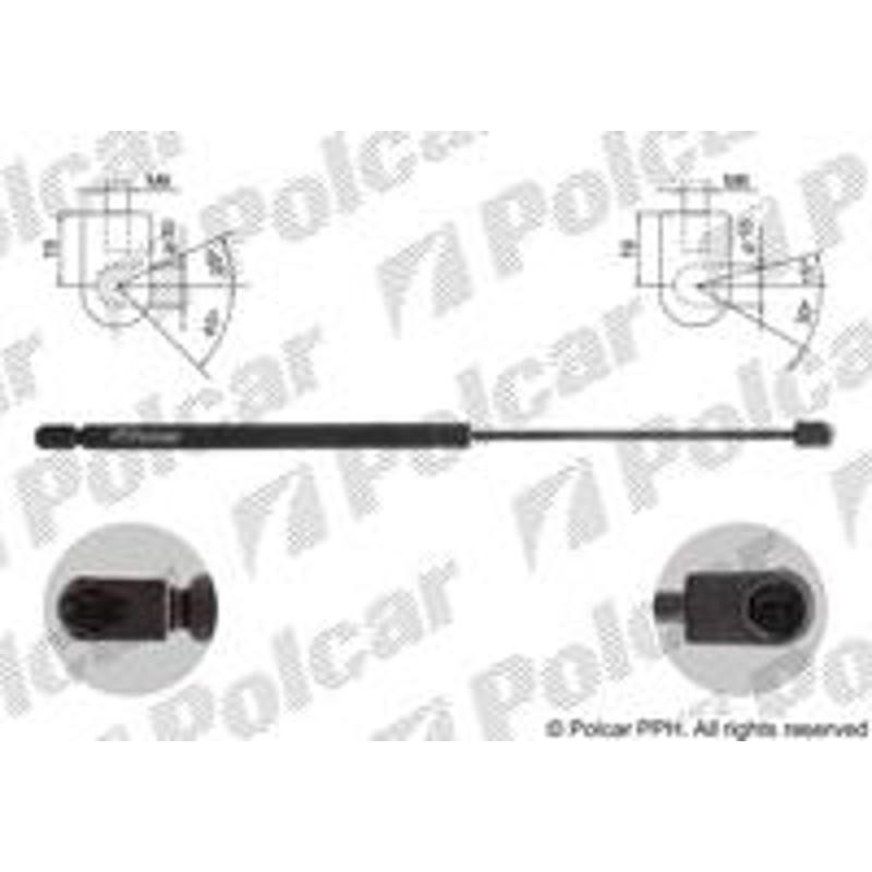 Plynová pružina - 3219AB1 - zadok