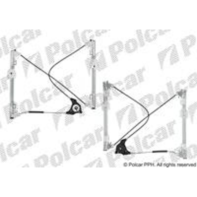 Mechanizmus stahovania okna el. bez motora - 3228PSG5 - predok