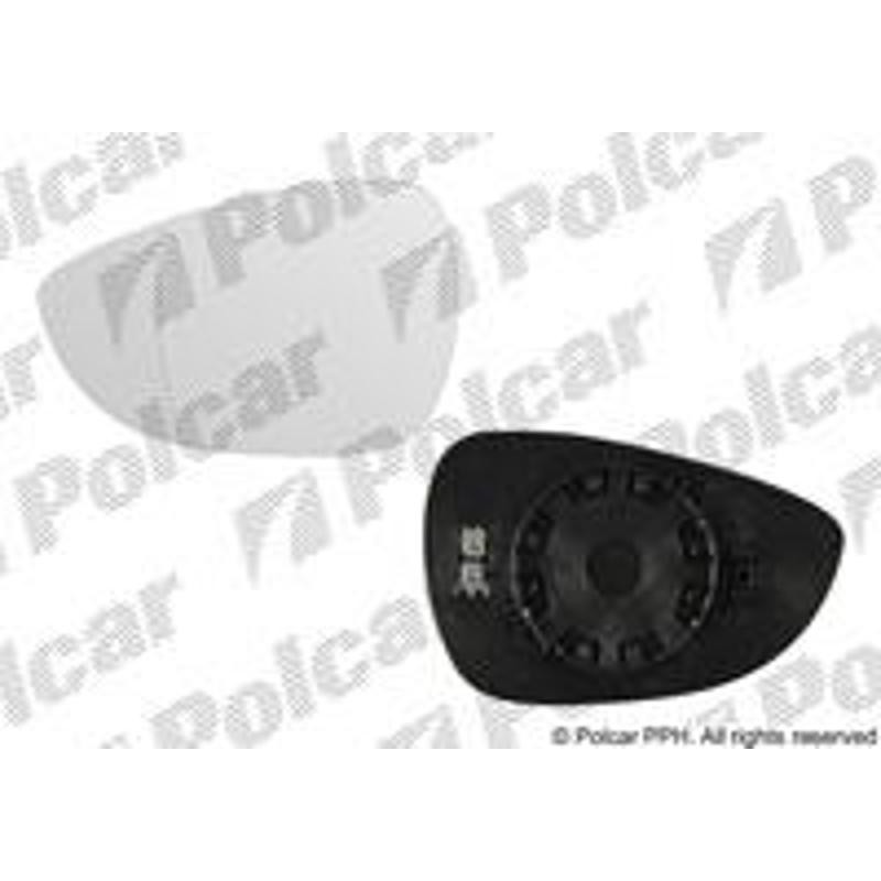 Sklo vonkajšieho zrkadla s držiakom - 3238554M - pravý