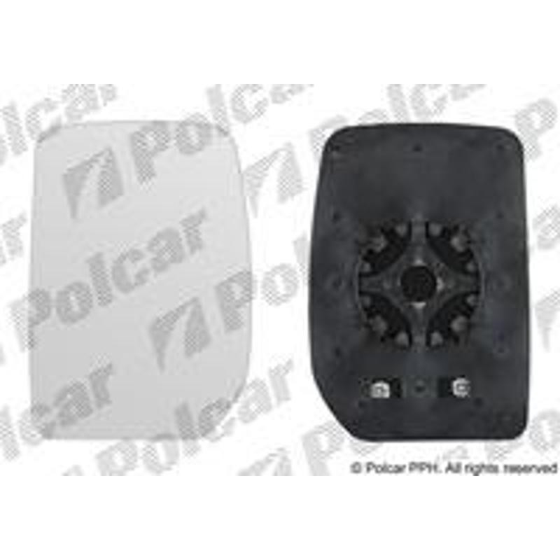 Sklo vonkajšieho zrkadla s držiakom - 3247546E - ľavý