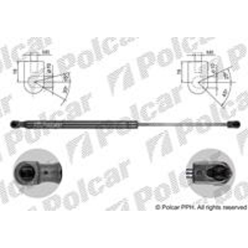 Plynová pružina - 3252AW - zadok