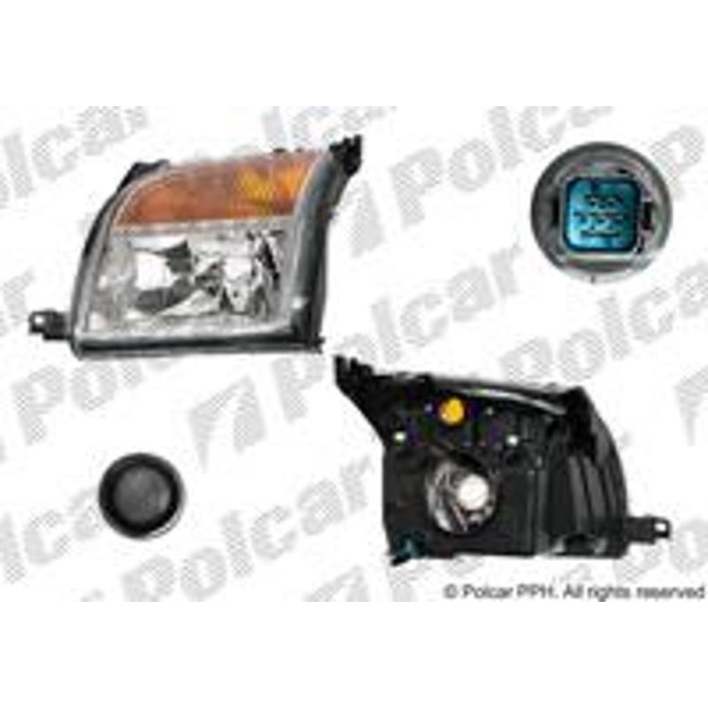 Hlavný reflektor - 325809-E - ľavý