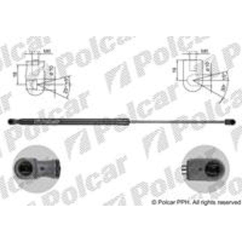 Plynová pružina - 32C1AB - zadok