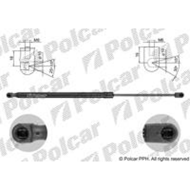 Plynová pružina - 32C1AB1 - zadok