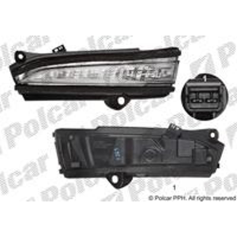 Bočný blinker v spätnom zrkadle - 32D2206E - pravý