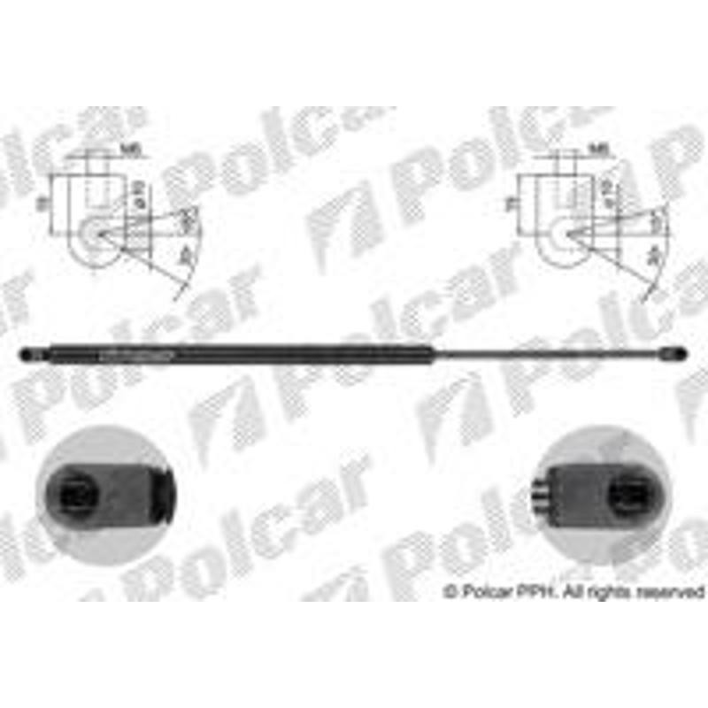 Plynová pružina - 32D2AB - zadok