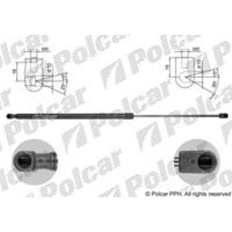 Plynová pružina - 32M1AB - zadok