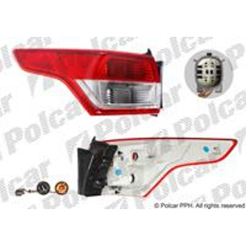 Zadné svetlo - 32X187-V - ľavý