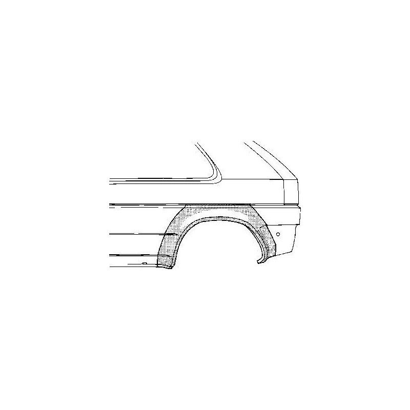 lem zadneho blatníku 3dv. strana Lava - 3301145 - 3731