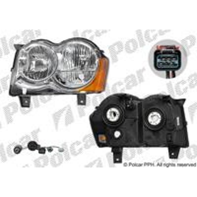 Hlavný reflektor - 343010-2 - pravý