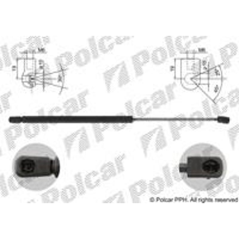 Plynová pružina - 3430ABD - zadok