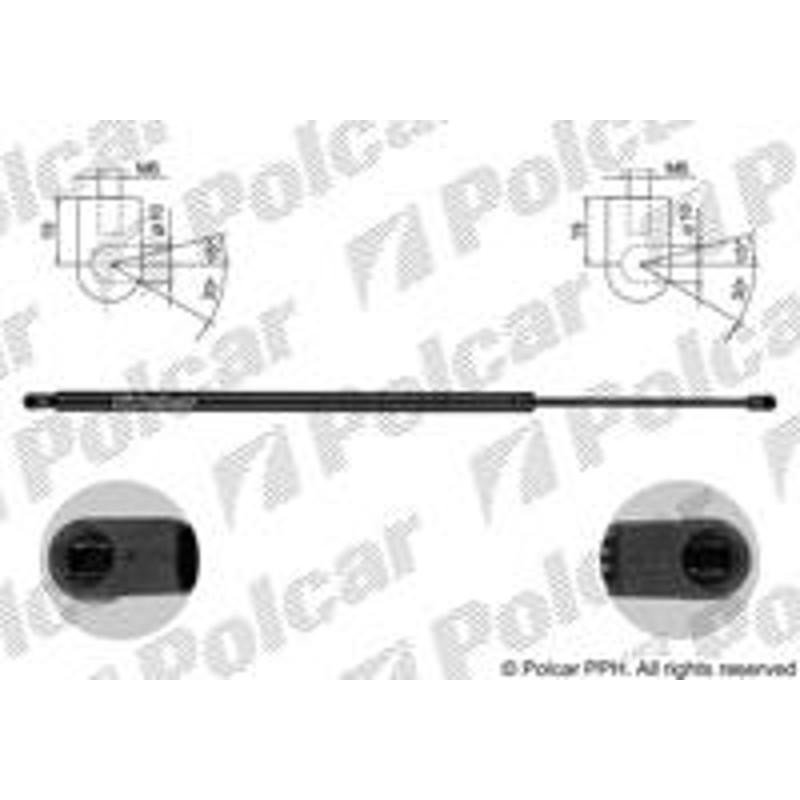 Plynová pružina - 3431AB1 - zadok