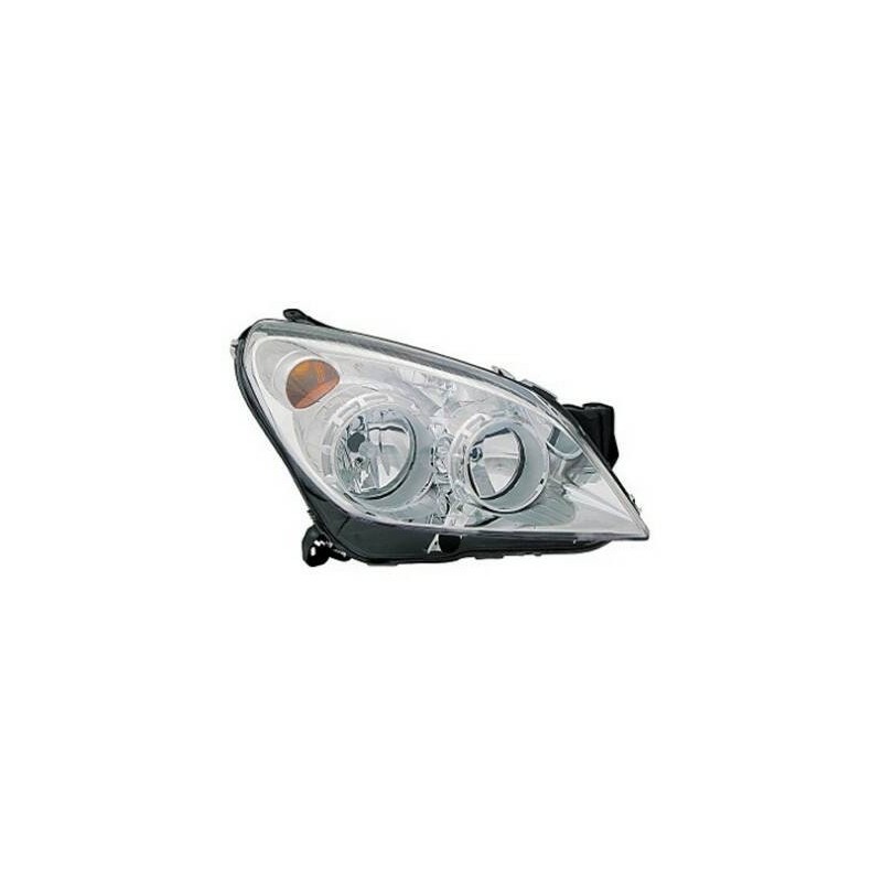 Predné svetlo H7+H1 s chromovým rámečkem (el. ovládané + motorček strana Prava - 3745964 - 75206