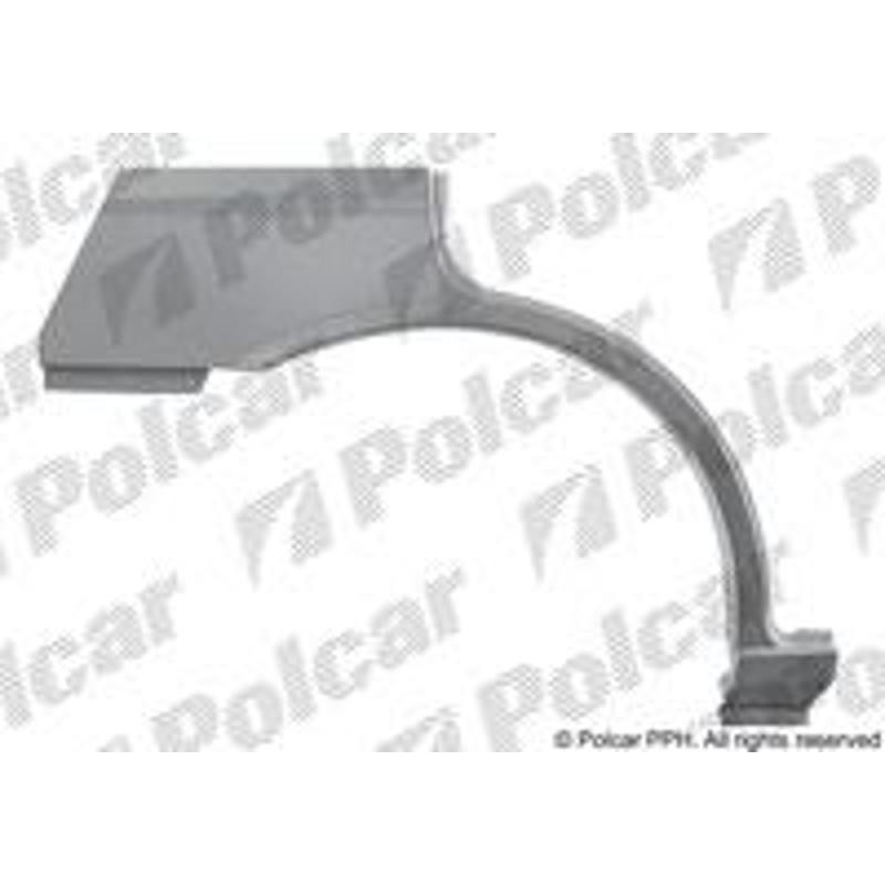 Lem zadného blatníka - 382684-4 - pravý