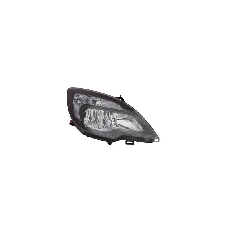 Predné svetlo H7+H1 (el. ovládané + motorček ) čierne strana Prava - 3860964 - 164871