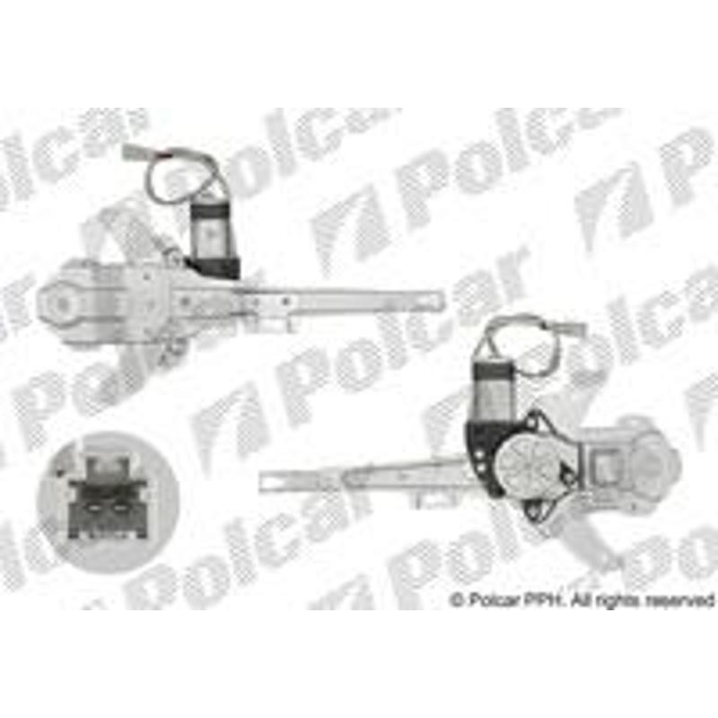 Ektrický mechanizmus okna dverí - 3875PSE3 - zadok