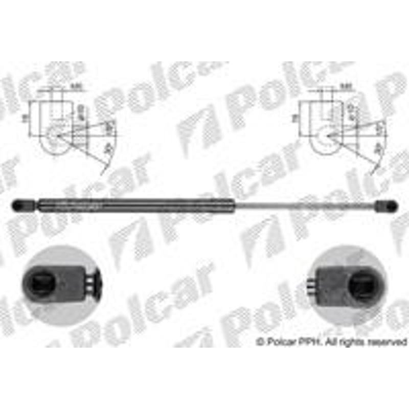 Plynová pružina - 4003AB - zadok