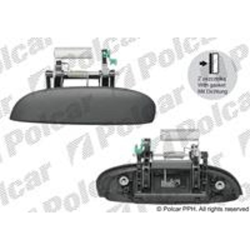 Vnútorná kľučka - 4003Z-43 - zadok