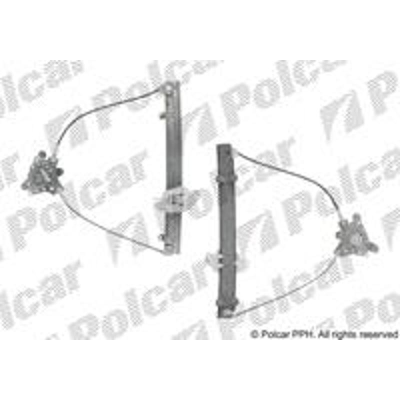 Mechanizmus stahovania okna el. bez motora - 4005PSG1 - predok