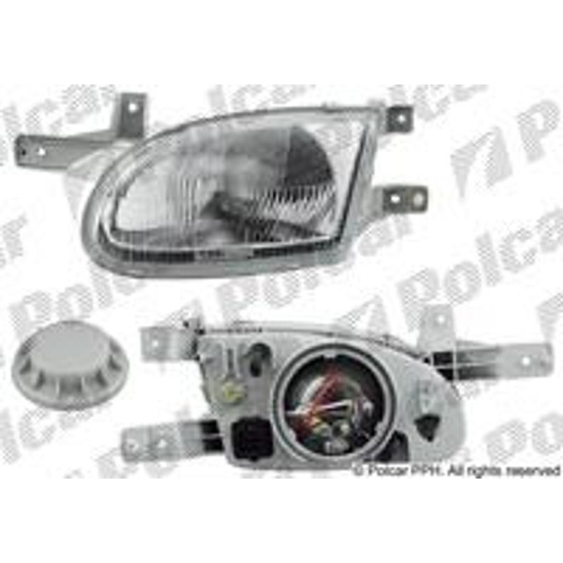 Hlavný reflektor - 400610-E - pravý