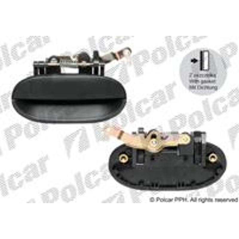 Vnútorná kľučka - 4006Z-43 - zadok