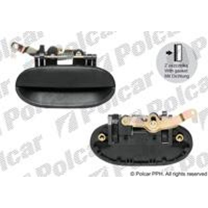 Vnútorná kľučka - 4006Z-44 - zadok