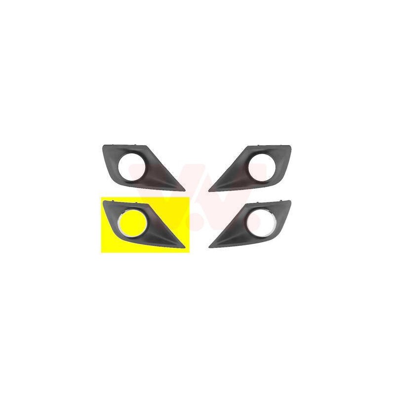 Vetracia mriežka v nárazníku - 4033596 - predné pravé