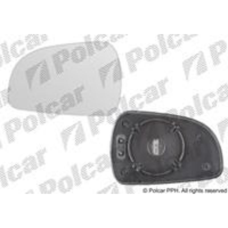 Sklo vonkajšieho zrkadla s držiakom - 4035554E - pravý