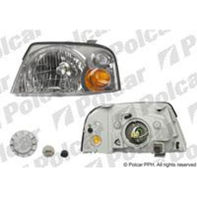 Hlavný reflektor - 404310-E - pravý