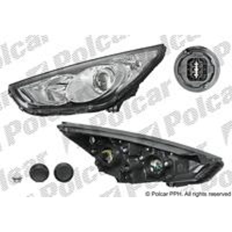 Hlavný reflektor - 4048100E - pravý