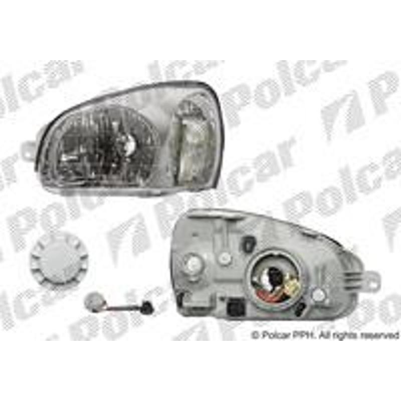 Hlavný reflektor - 405009-E - ľavý