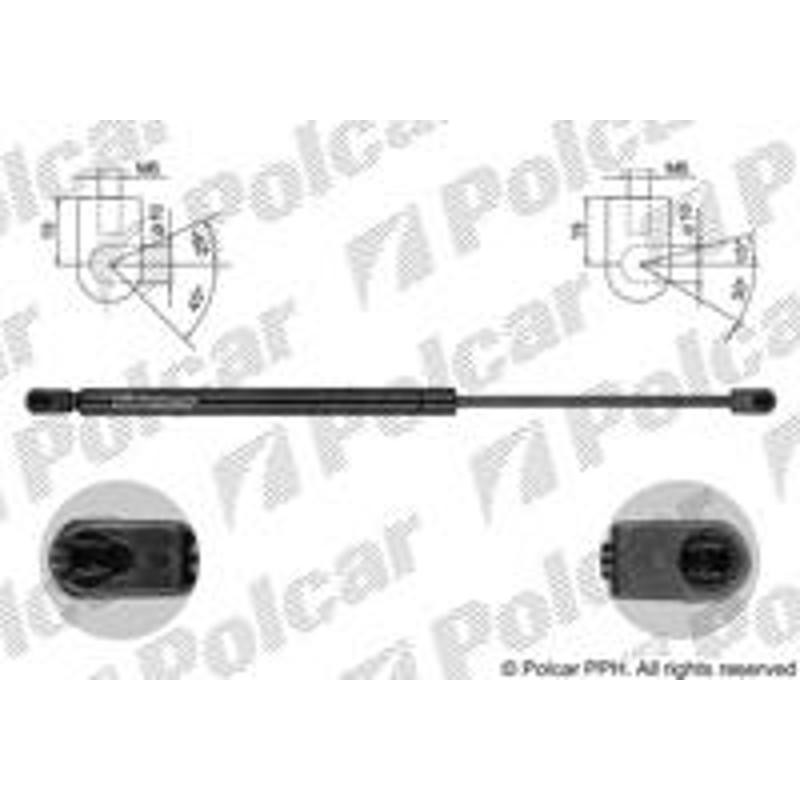 Plynová pružina - 4051AB - zadok