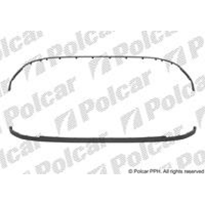 Spojler predného nárazníka - 40X125