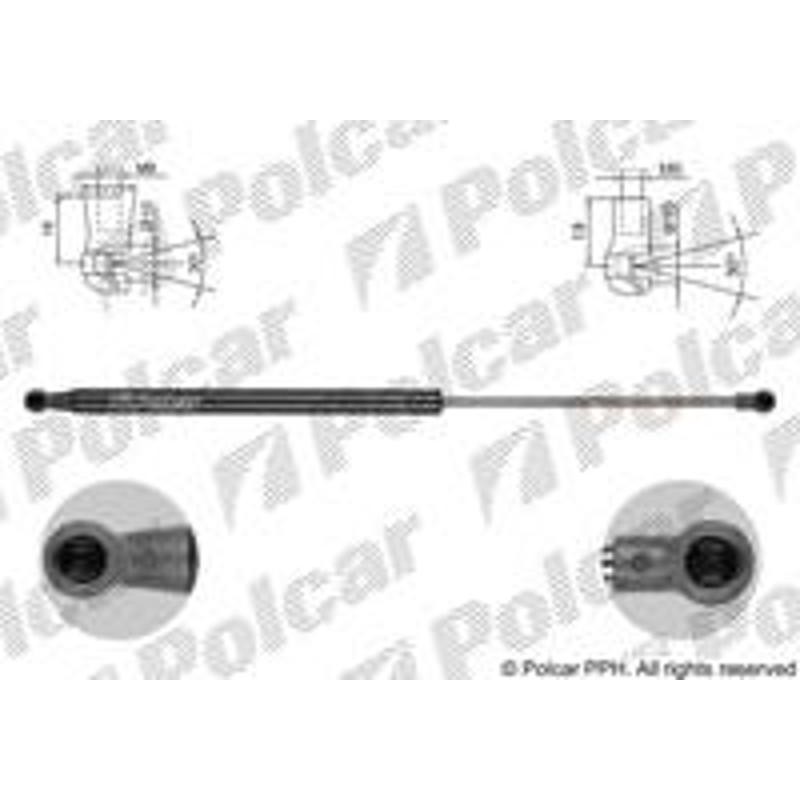 Plynová pružina - 40X1AB - zadok
