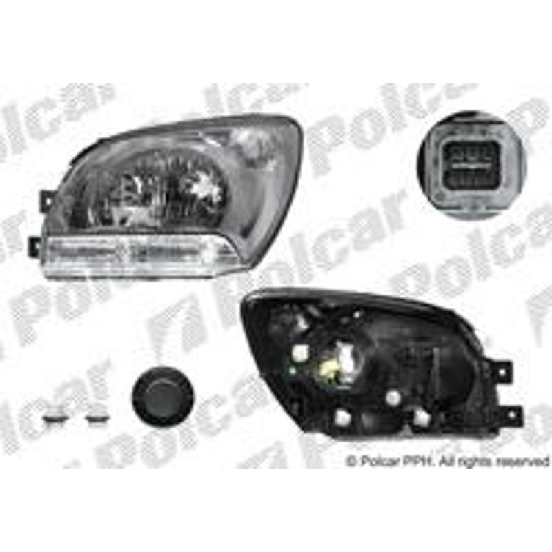 Hlavný reflektor - 4103101E - pravý