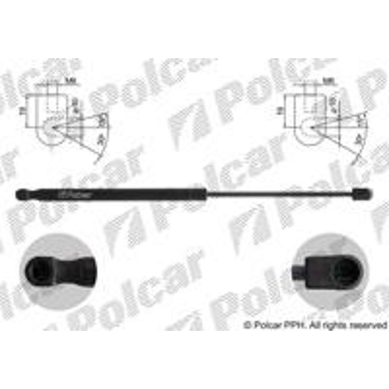 Plynová pružina - 4106AB - zadok