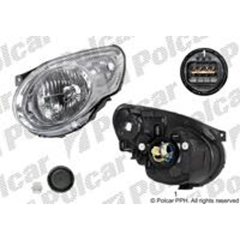 Hlavný reflektor - 4107102E - pravý