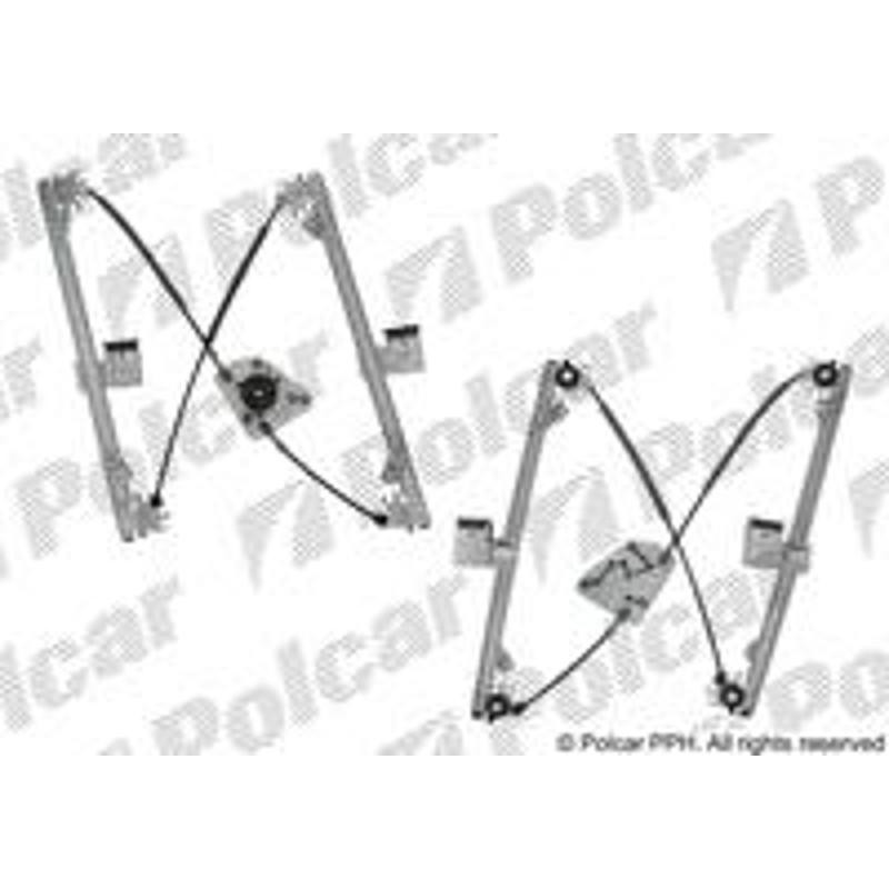 Mechanizmus stahovania okna el. bez motora - 4114PSG1E - predok