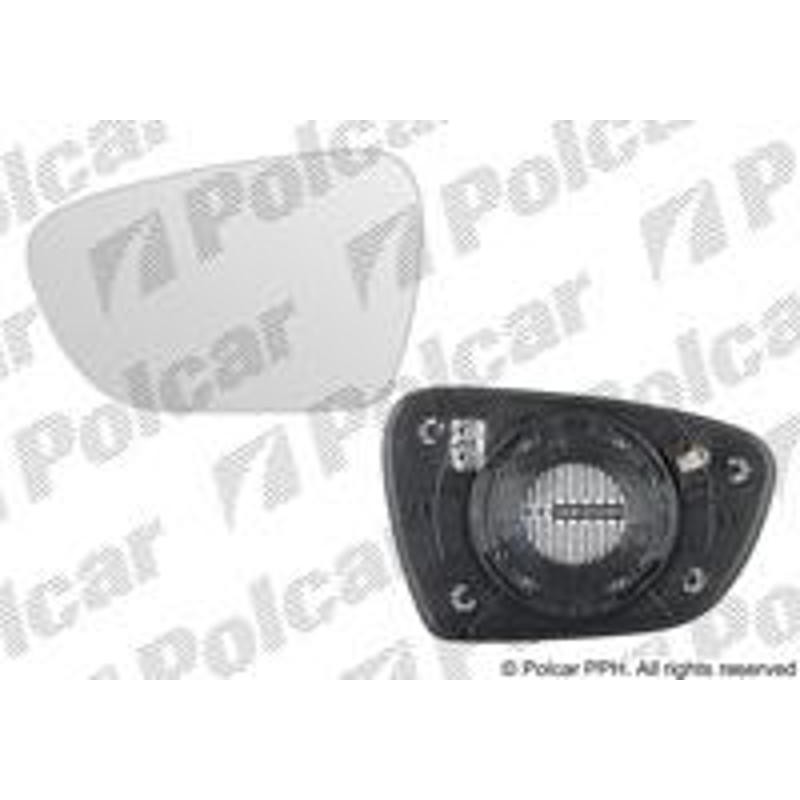 Sklo vonkajšieho zrkadla s držiakom - 41C1545E - ľavý