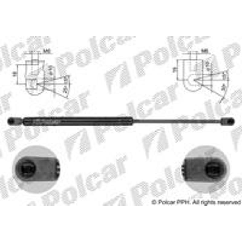 Plynová pružina - 41C1AB1 - zadok