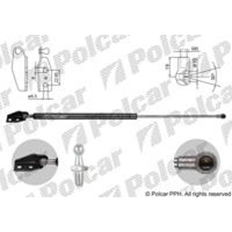 Plynová pružina - 4517AB1P - zadok