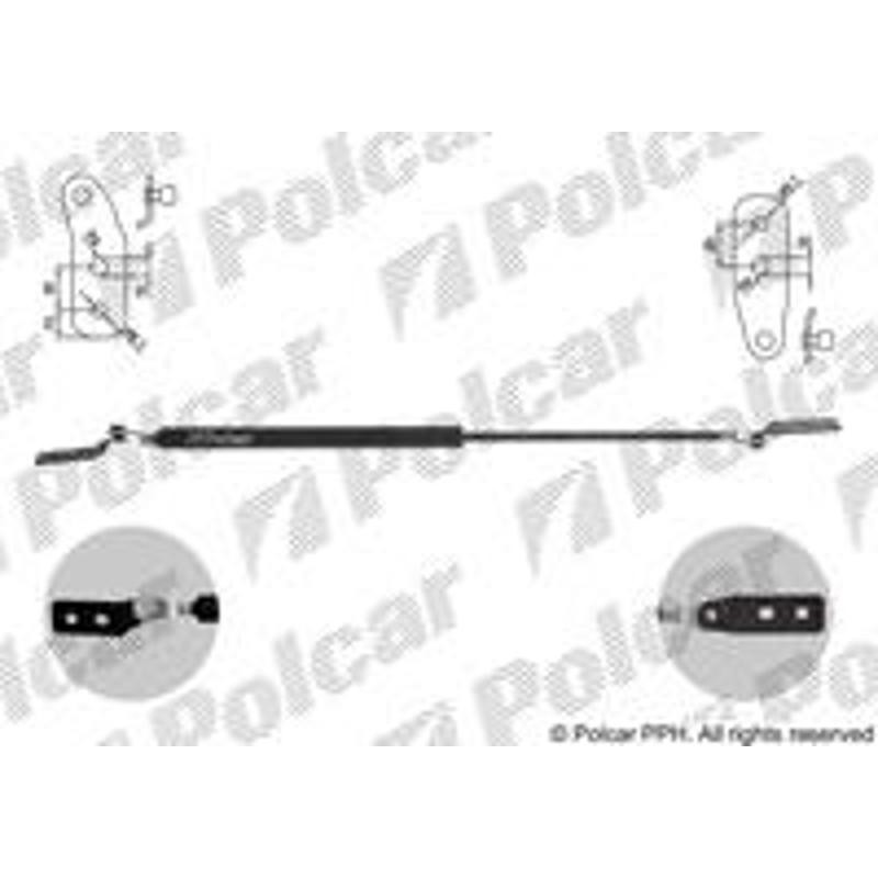 Plynová pružina - 4517ABL - zadok