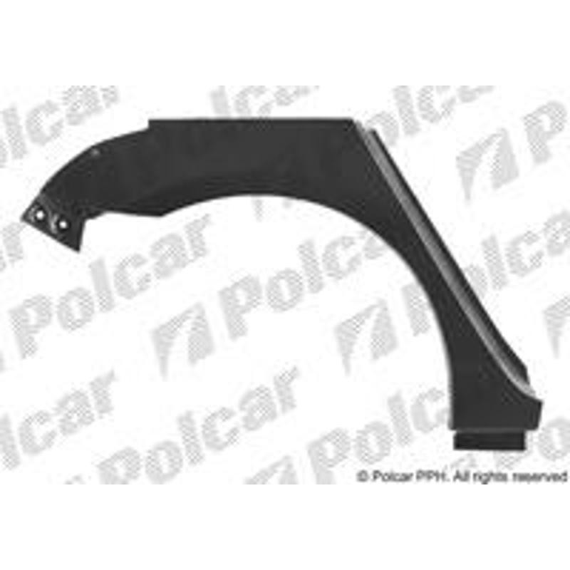 Lem zadného blatníka - 454184-5 - pravý