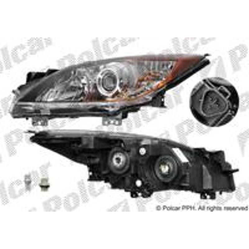 Hlavný reflektor - 454210-E - pravý